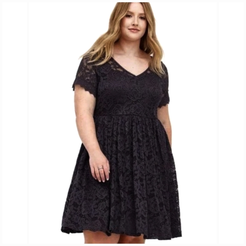 Torrid | Elegant Black Lace Dress